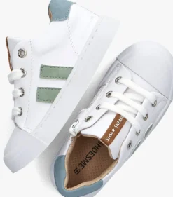 witte shoesme lage sneakers sh23s004