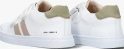 witte shoesme lage sneakers sh25s005