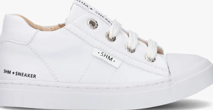 witte shoesme lage sneakers sh21s001