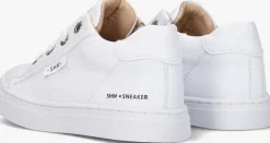 witte shoesme lage sneakers sh21s001