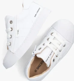 witte shoesme lage sneakers sh21s001