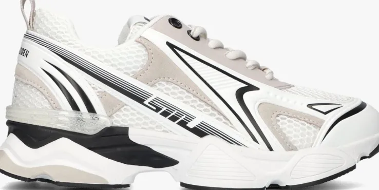 witte steve madden lage sneakers speedster-e