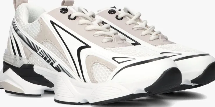 witte steve madden lage sneakers speedster-e