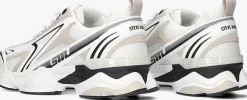 witte steve madden lage sneakers speedster-e