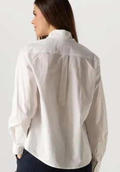 witte summum blouses blouse crispy poplin diamants