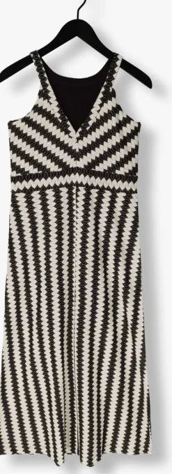 witte summum maxi jurk long halter fine crochet dress