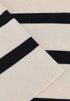 witte summum trui striped sweater soft viscose polyamide knit
