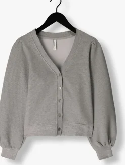 witte summum vest 3/4 sleeve cardigan new waffle