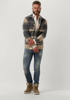 witte the goodpeople casual overhemd strong