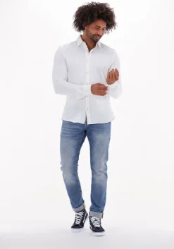 witte the goodpeople casual overhemd strong