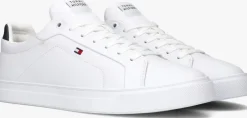 witte tommy hilfiger lage sneakers icon court lth