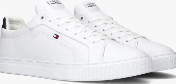 witte tommy hilfiger lage sneakers icon court lth