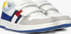 witte tommy hilfiger lage sneakers 33844