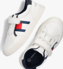 witte tommy hilfiger lage sneakers 32038