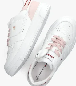 witte tommy hilfiger lage sneakers 33211