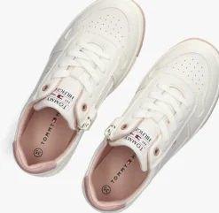 witte tommy hilfiger lage sneakers 33740