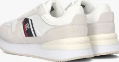 witte tommy hilfiger lage sneakers corp webbing runner sneaker