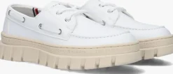 witte tommy hilfiger lage sneakers 32896