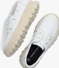 witte tommy hilfiger lage sneakers 32896