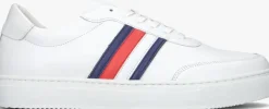 witte tommy hilfiger lage sneakers premium cupsole mono