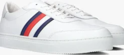 witte tommy hilfiger lage sneakers premium cupsole mono