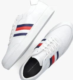 witte tommy hilfiger lage sneakers premium cupsole mono
