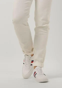 witte tommy hilfiger lage sneakers premium cupsole mono