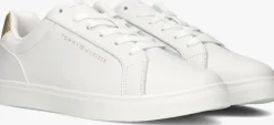 witte tommy hilfiger lage sneakers essential cupsole