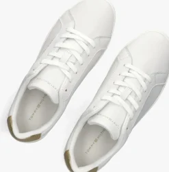 witte tommy hilfiger lage sneakers essential cupsole