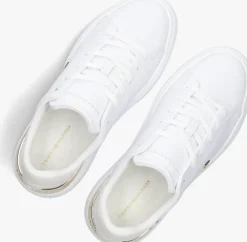 witte tommy hilfiger lage sneakers fashion court