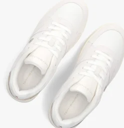 witte tommy hilfiger lage sneakers essential basket da