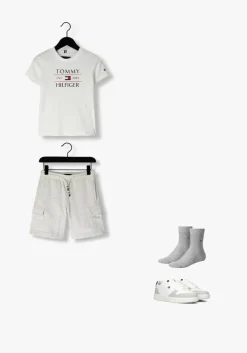 witte tommy hilfiger lage sneakers 33849