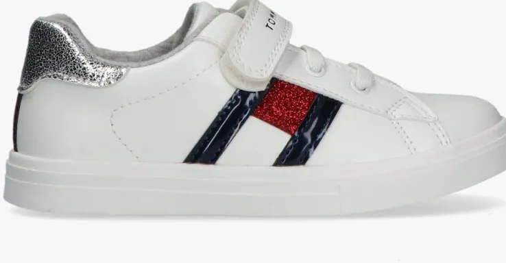 witte tommy hilfiger lage sneakers 31013