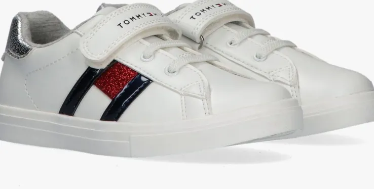 witte tommy hilfiger lage sneakers 31013