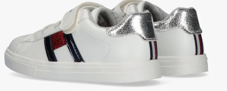 witte tommy hilfiger lage sneakers 31013