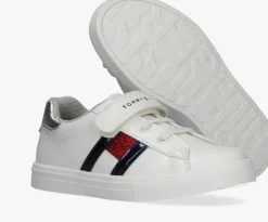 witte tommy hilfiger lage sneakers 31013