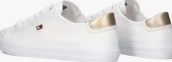 witte tommy hilfiger lage sneakers vulc canvas lace up