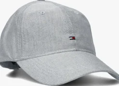 witte tommy hilfiger pet th flag oxford 6 panel cap