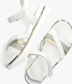 witte tommy hilfiger sandalen 33238