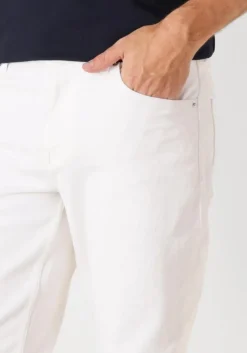 witte tommy hilfiger straight leg jeans straight denton pstr white