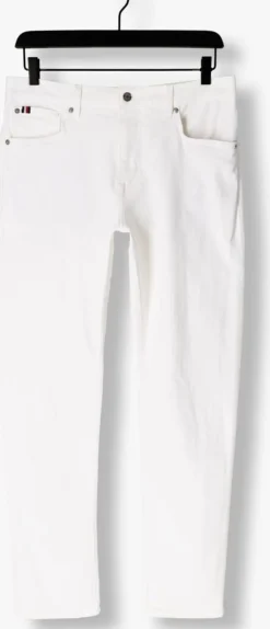 witte tommy hilfiger straight leg jeans straight denton pstr white