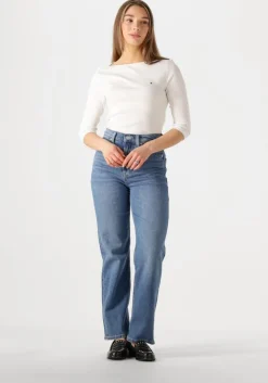 witte tommy hilfiger tops & t-shirts new cody slim boat-nk 3/4slv