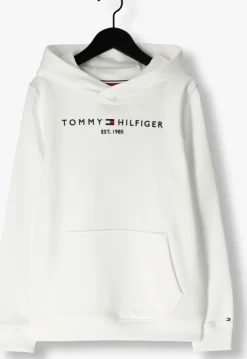 witte tommy hilfiger trui u corp logo ess hoodie