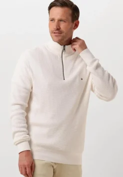 witte tommy hilfiger trui refined structure zi