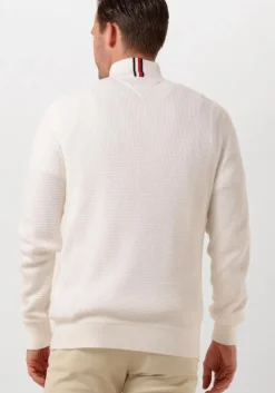 witte tommy hilfiger trui refined structure zi