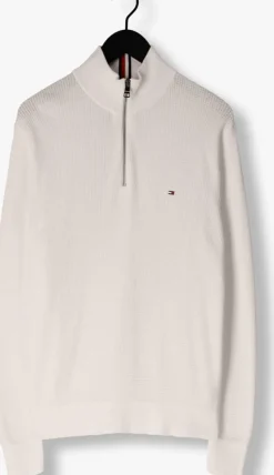 witte tommy hilfiger trui refined structure zi