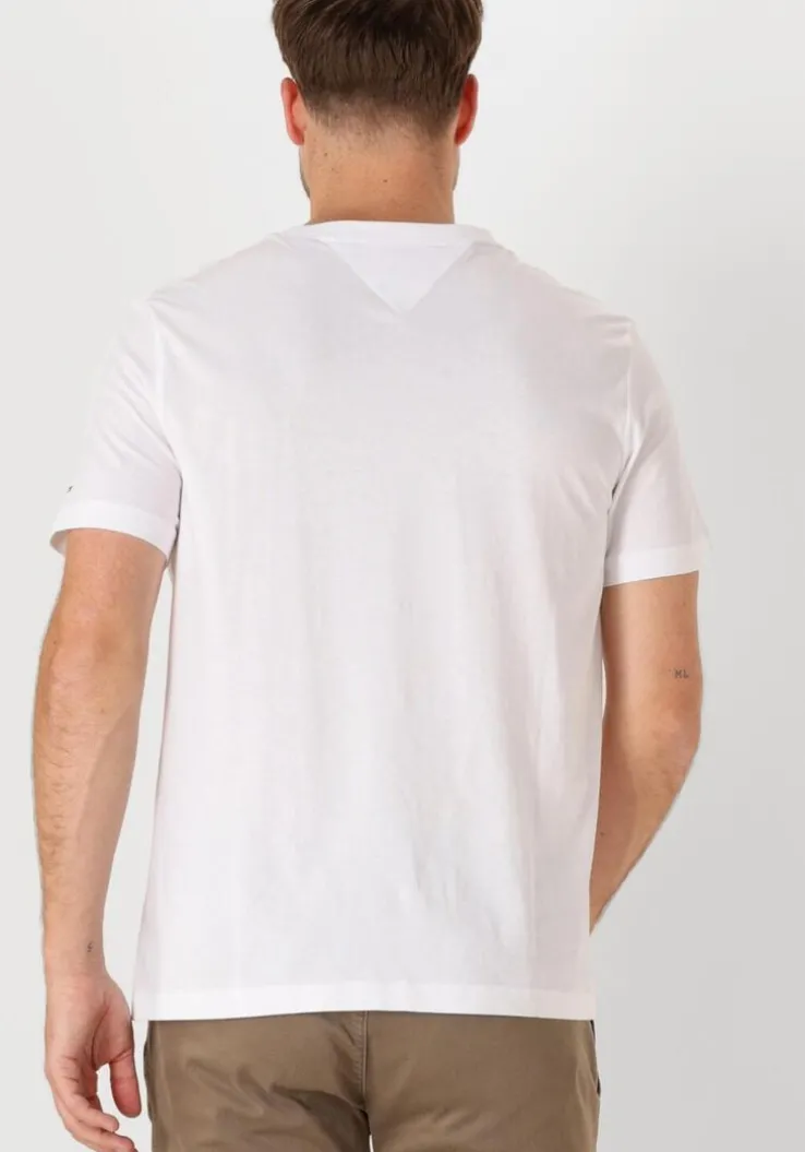 witte tommy hilfiger t-shirt monotype all american tee