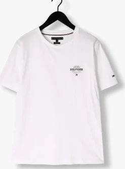 witte tommy hilfiger t-shirt monotype all american tee