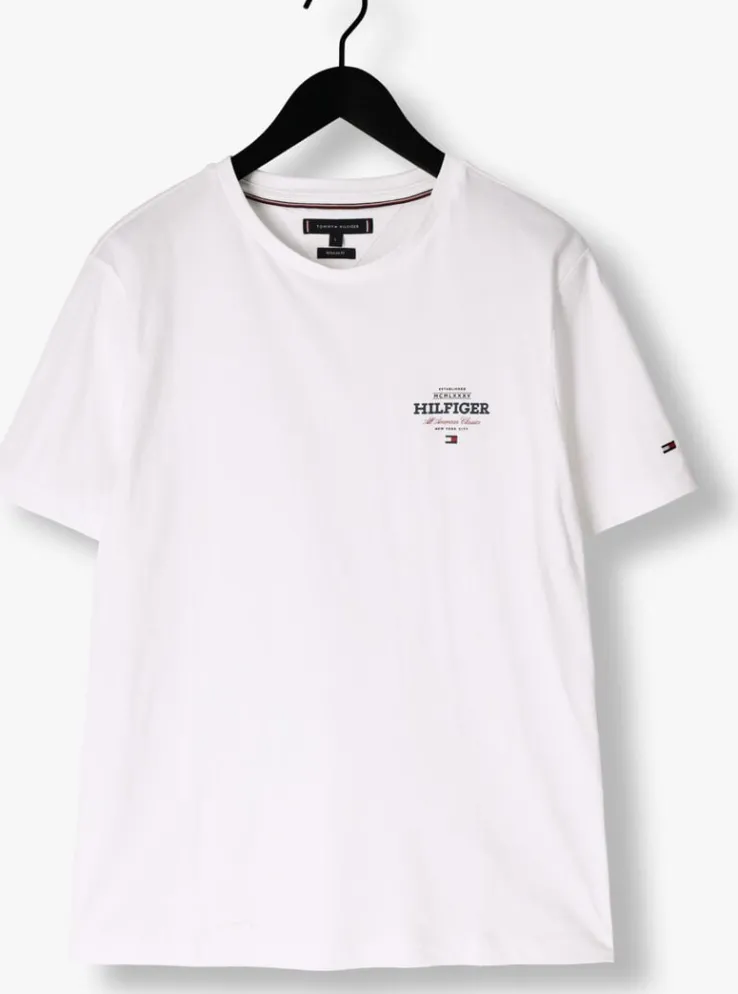 witte tommy hilfiger t-shirt monotype all american tee