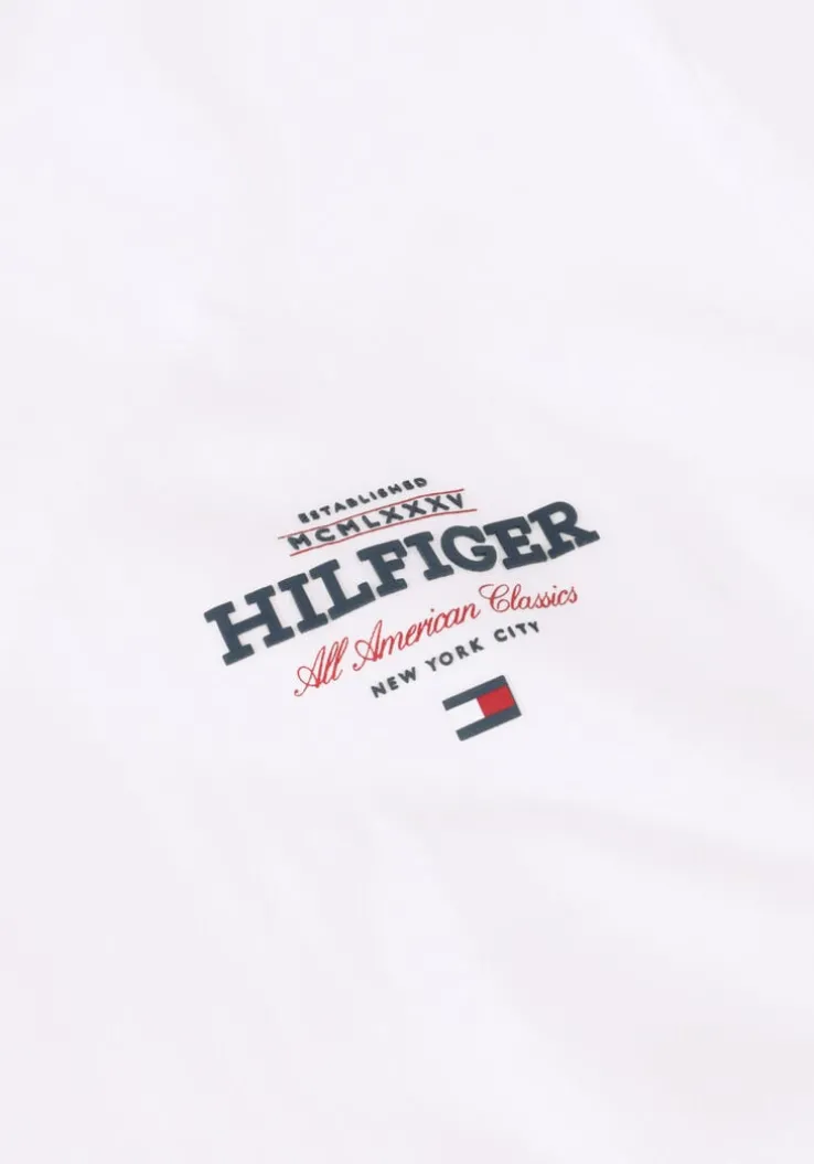 witte tommy hilfiger t-shirt monotype all american tee